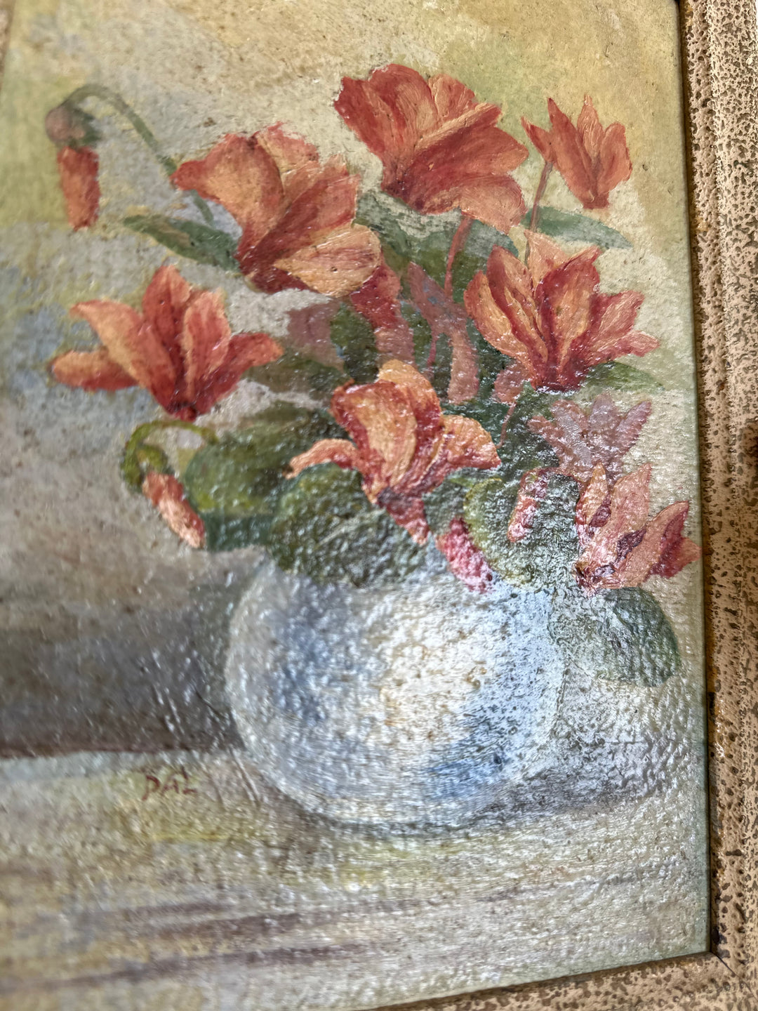 Bouquet de fleurs aquarelle sur canson