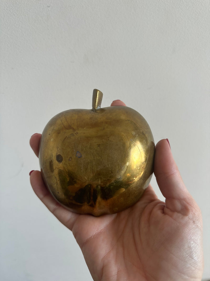 Vide poches en laiton en forme de pomme