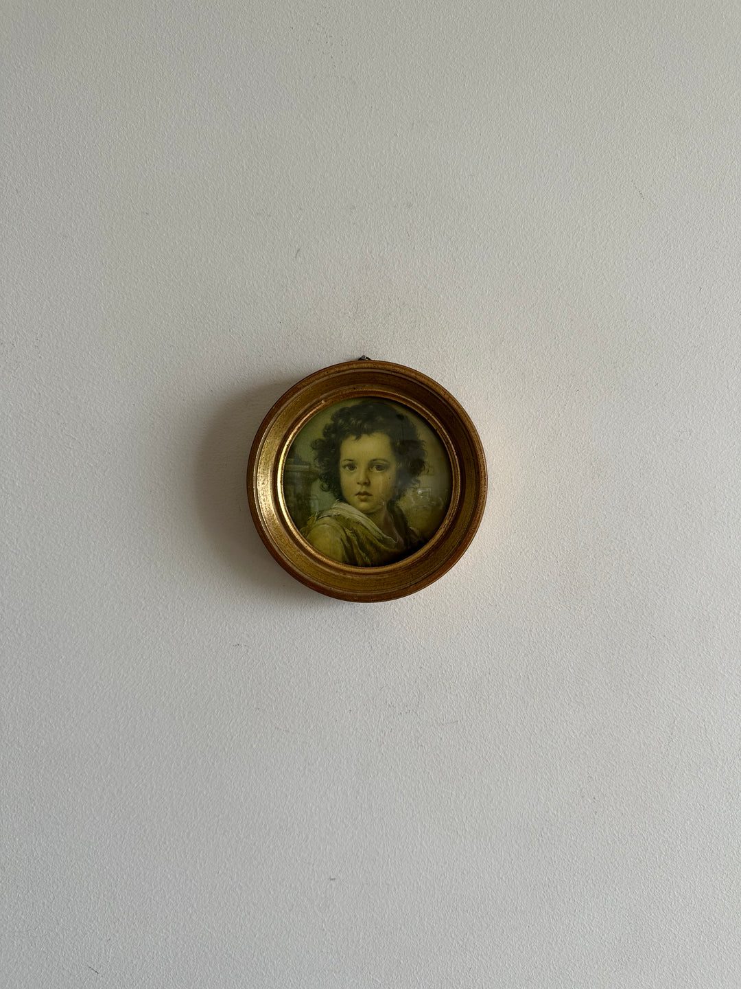 Portrait d'enfant impression encadrée sous verre