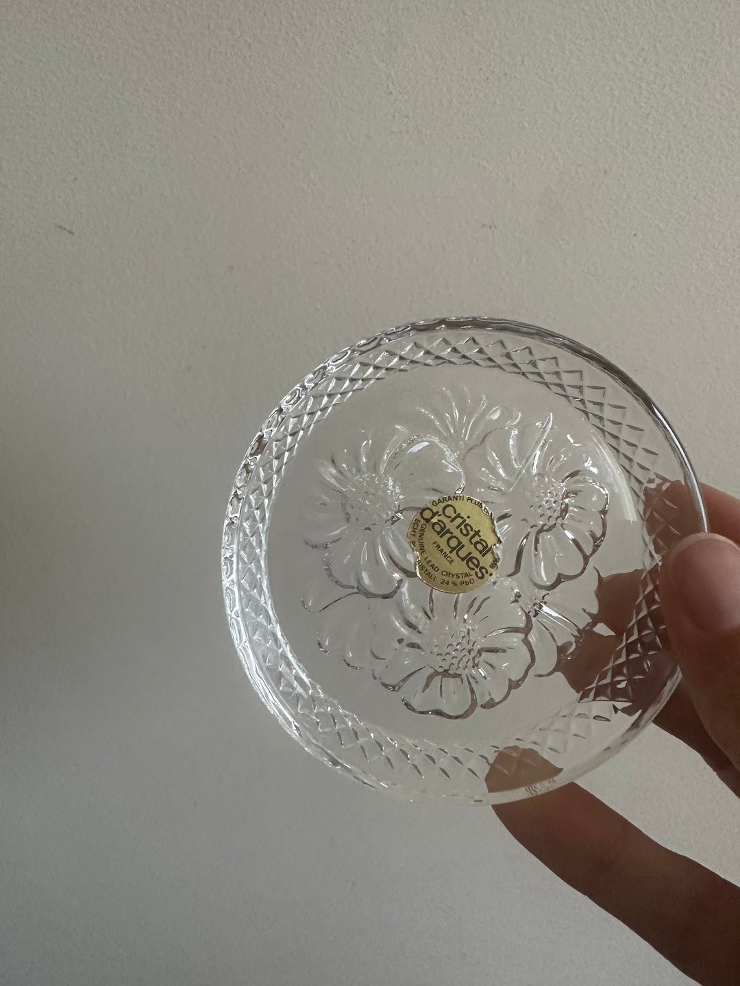 Coupelles en Cristal d'Arques