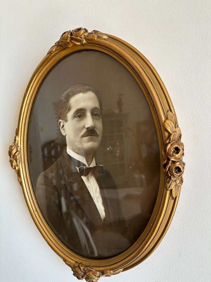 Portrait Monsieur à moustache