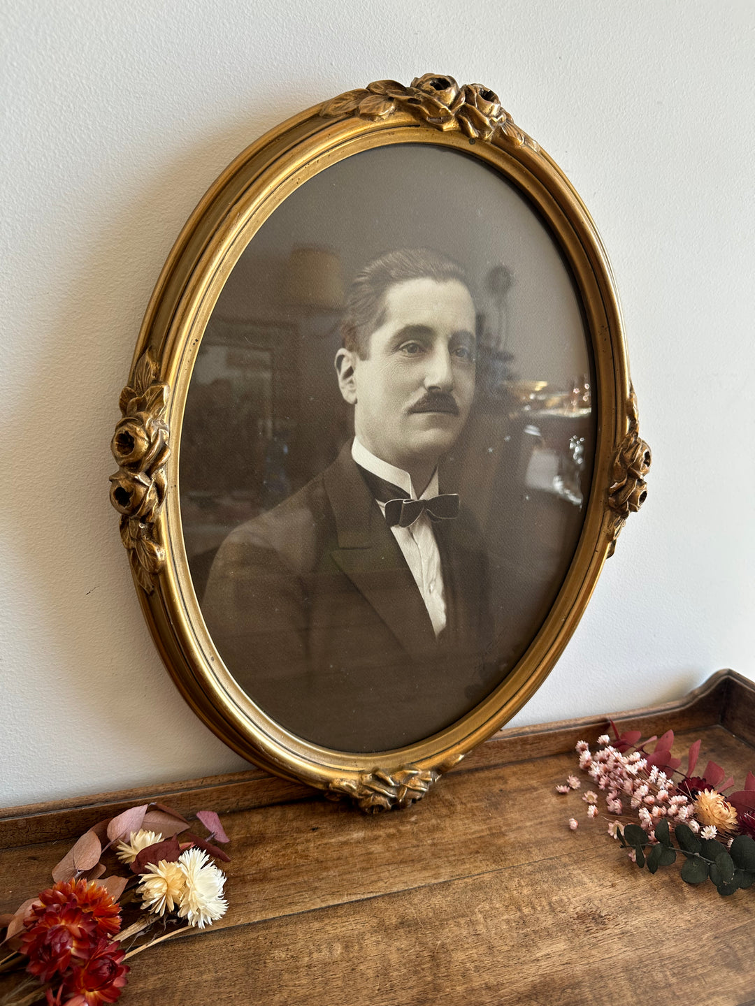 Portrait Monsieur à moustache