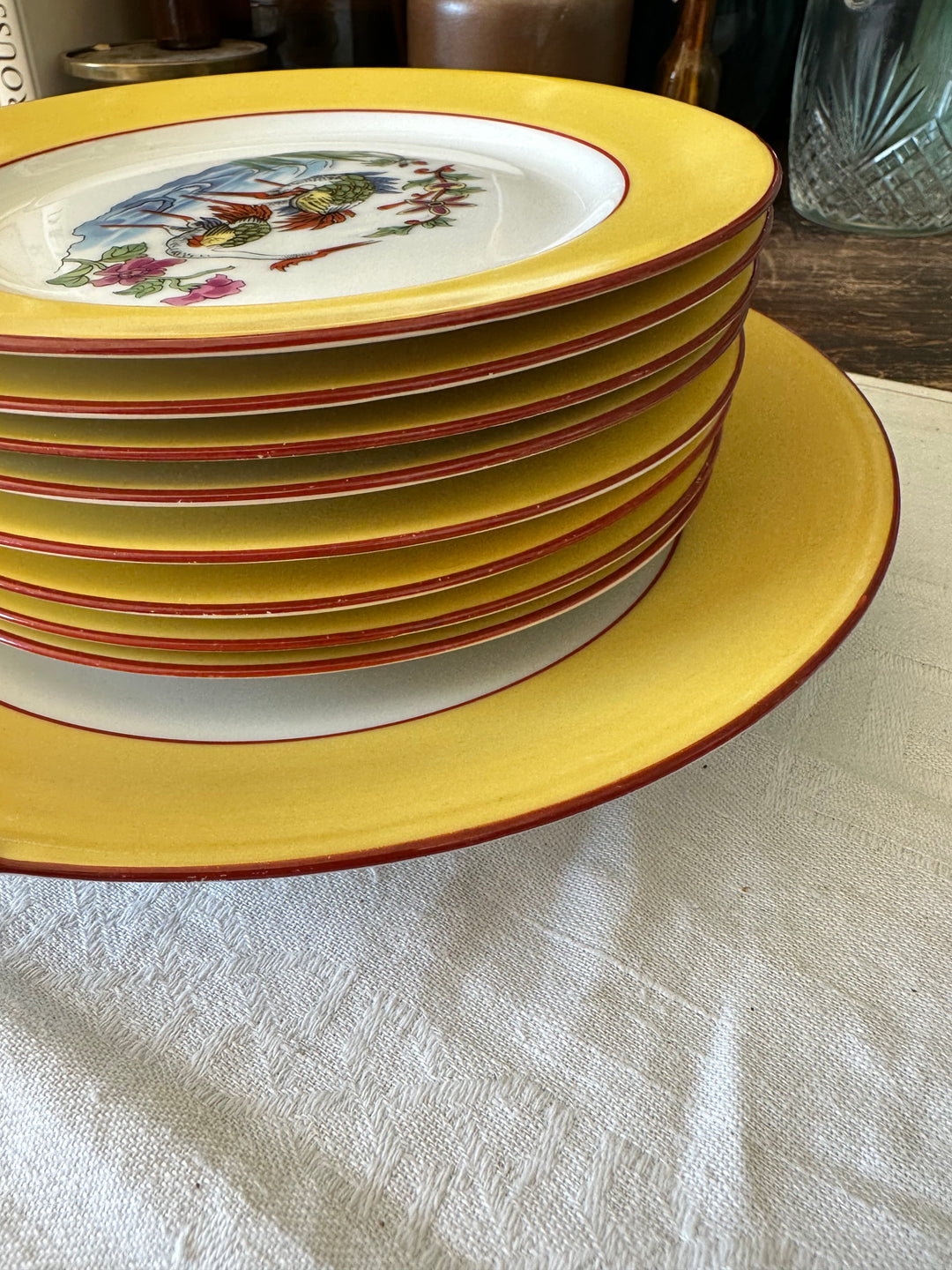Service à dessert en porcelaine de Limoges SCD