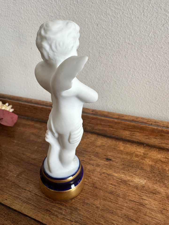 Angelots en biscuit et porcelaine de Limoges