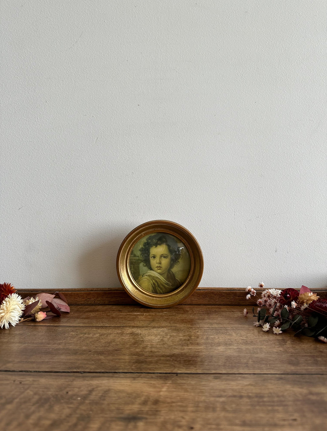 Portrait d'enfant impression encadrée sous verre