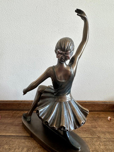 Statuette petit rat de l'opéra effet bronze