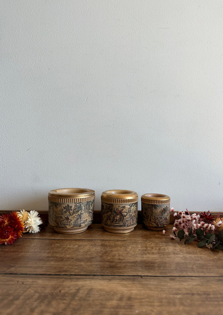 Cendriers et pots assortis decoro giotto