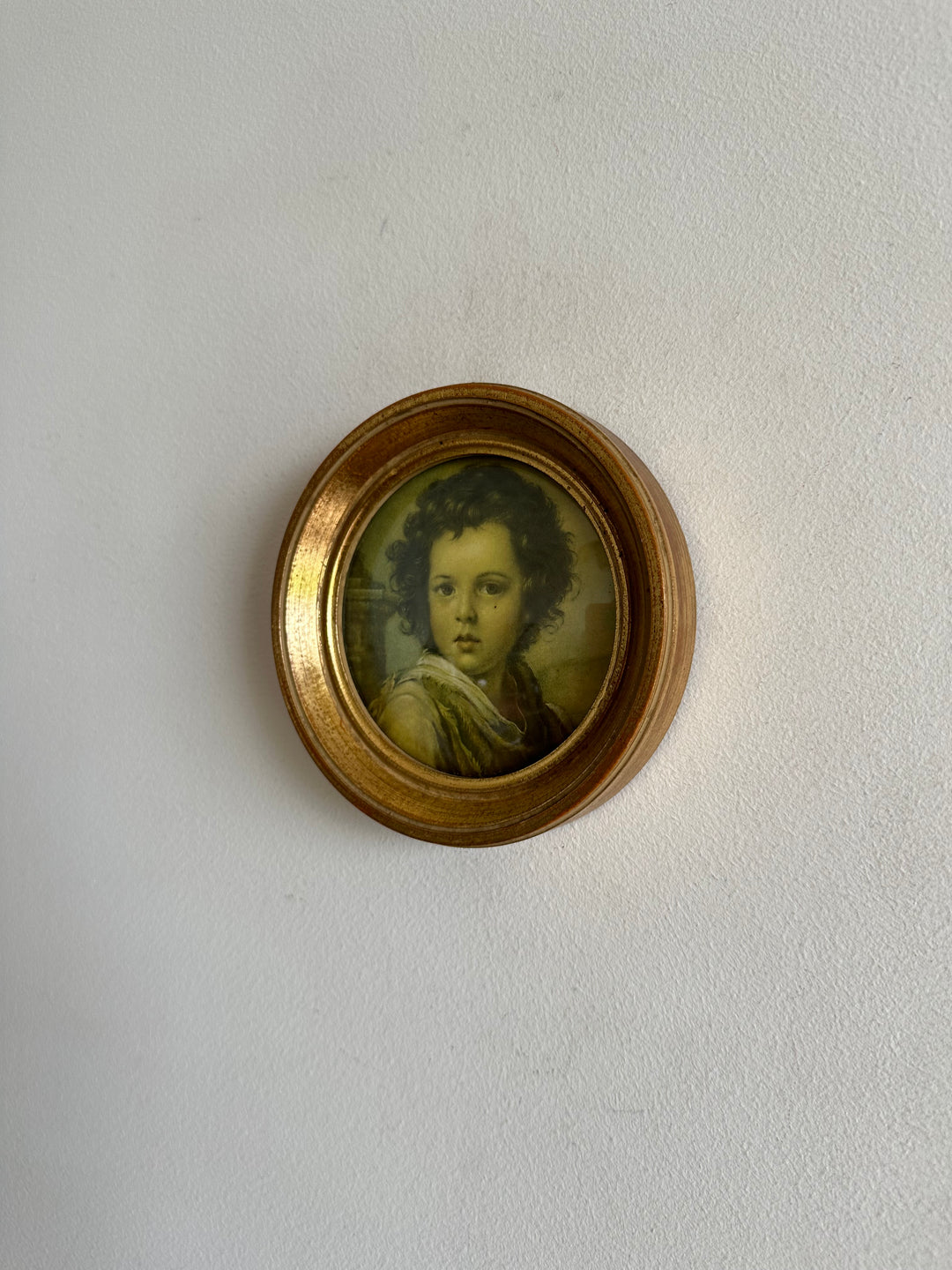Portrait d'enfant impression encadrée sous verre