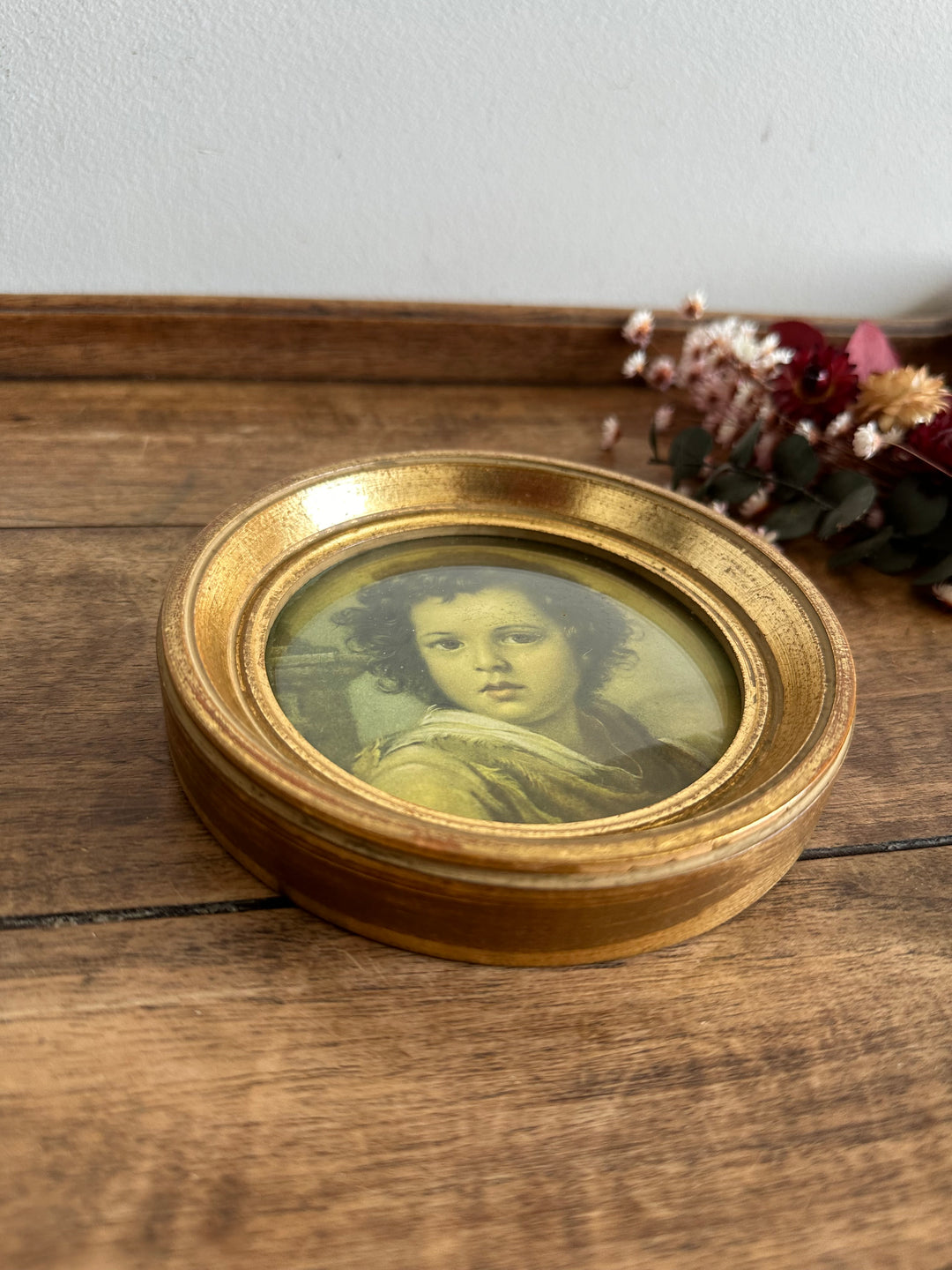 Portrait d'enfant impression encadrée sous verre