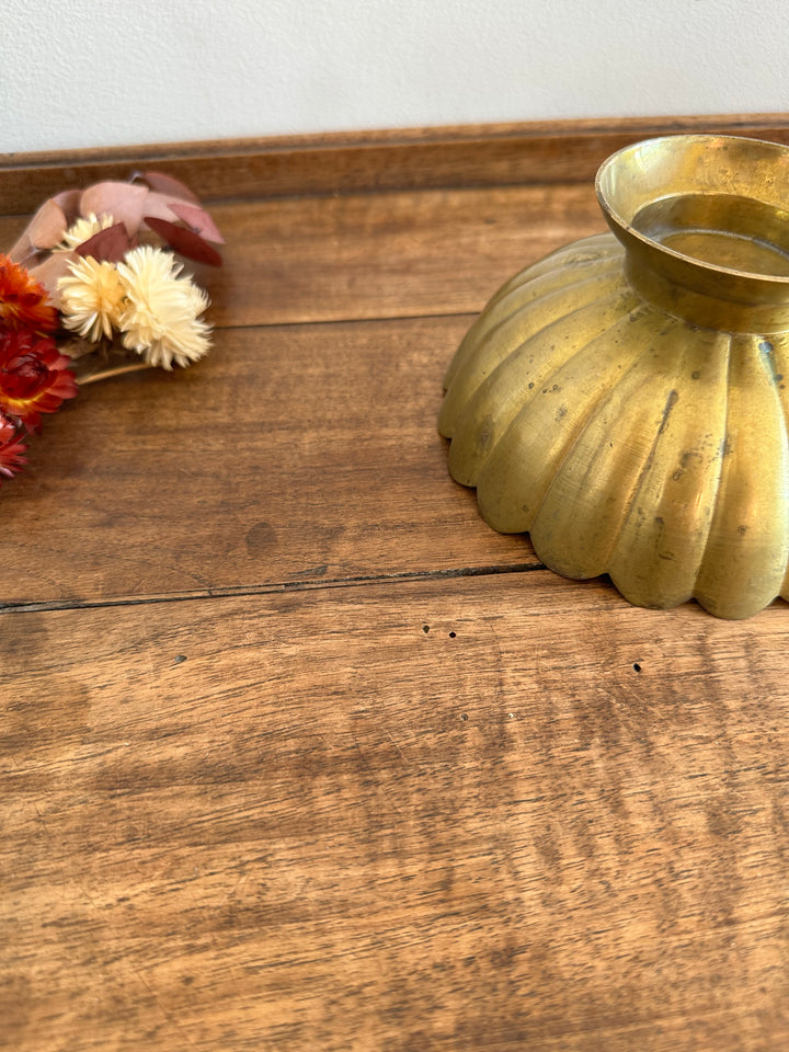 Vide poche ancien en laiton moulé