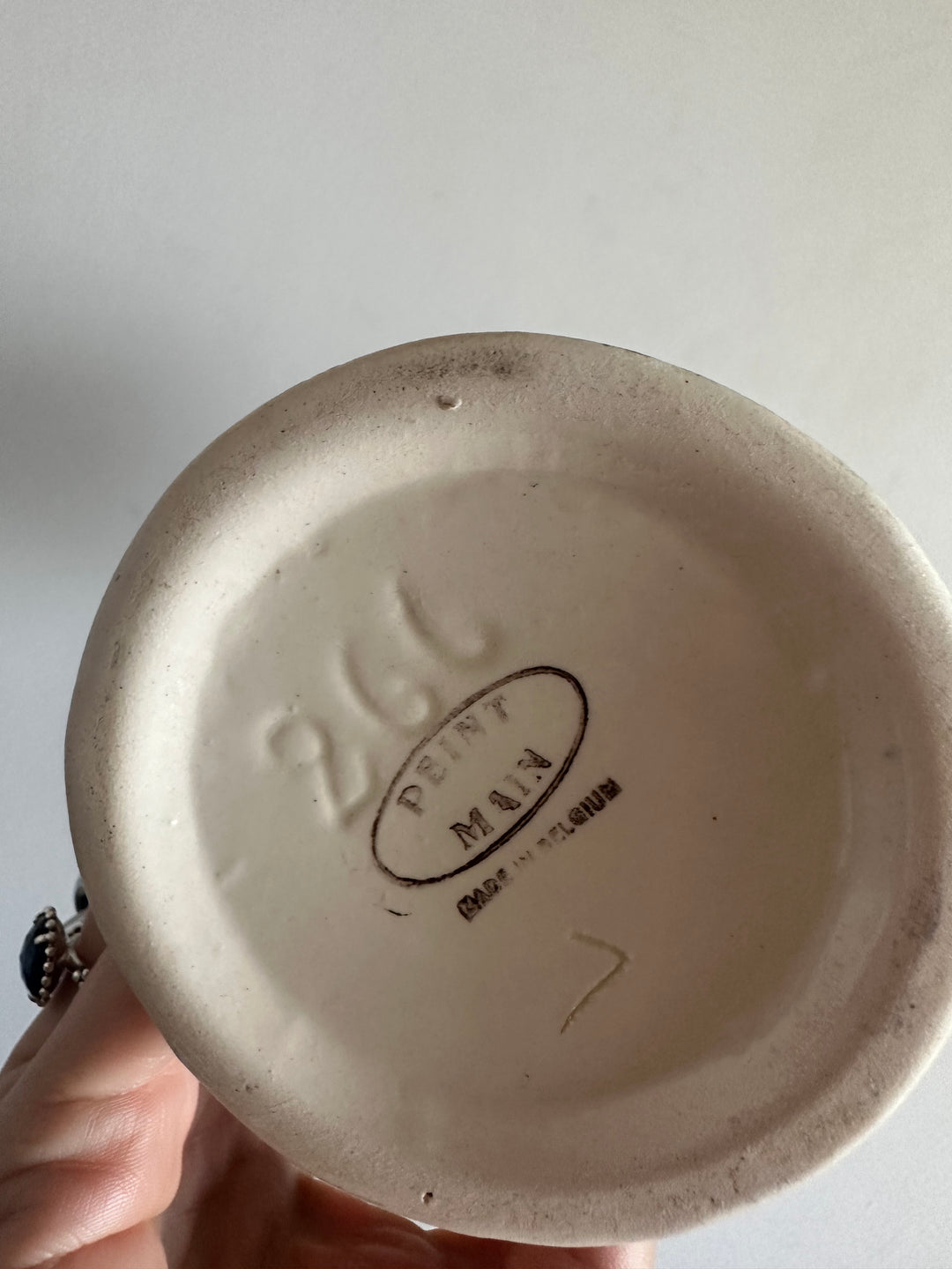 Vase en céramique émaillé peint à la main