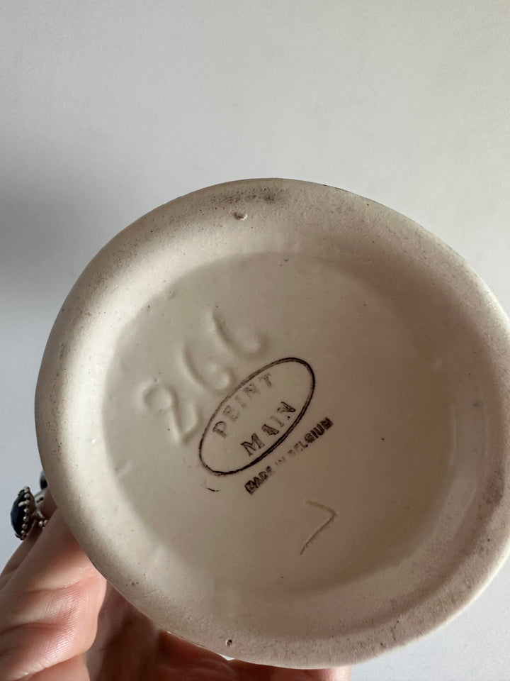 Vase en céramique émaillé peint à la main