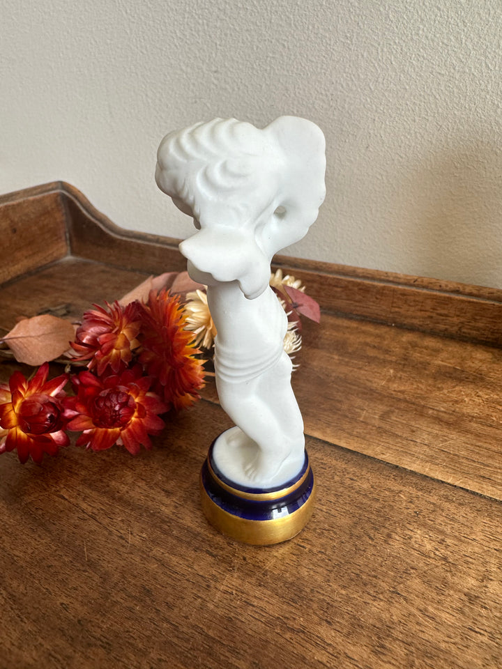 Angelots en biscuit et porcelaine de Limoges