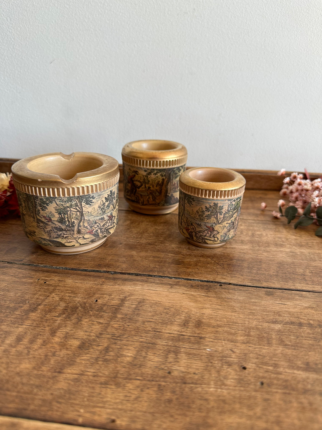 Cendriers et pots assortis decoro giotto