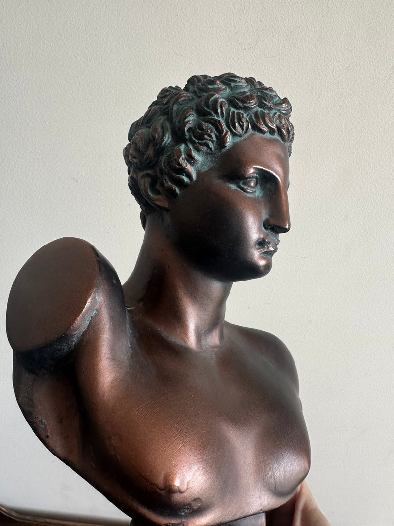 Buste en plâtre Hermes fabrication italienne