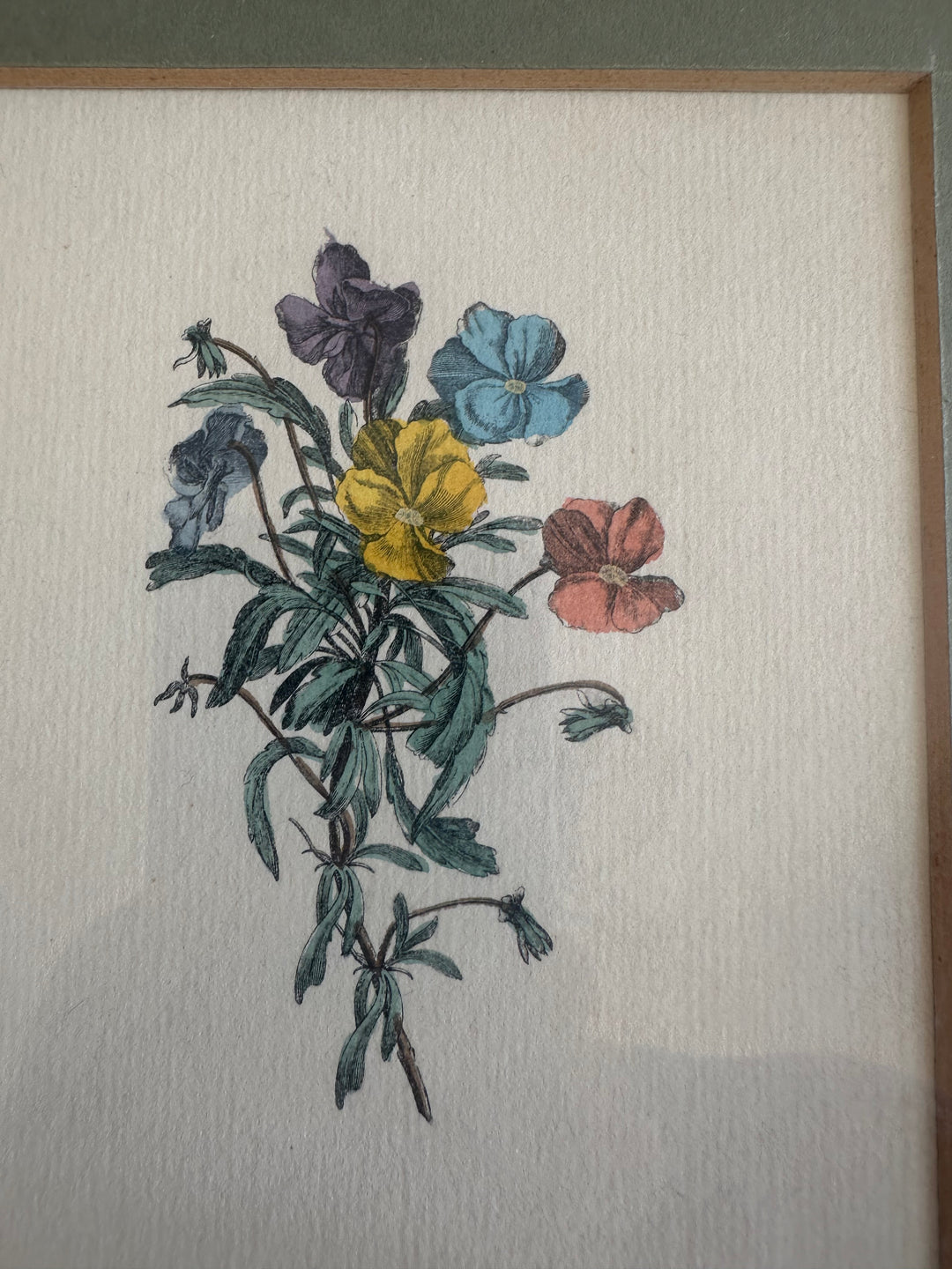 Impression colorée à la main fabrication italienne