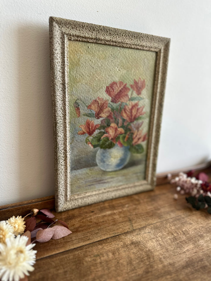 Bouquet de fleurs aquarelle sur canson