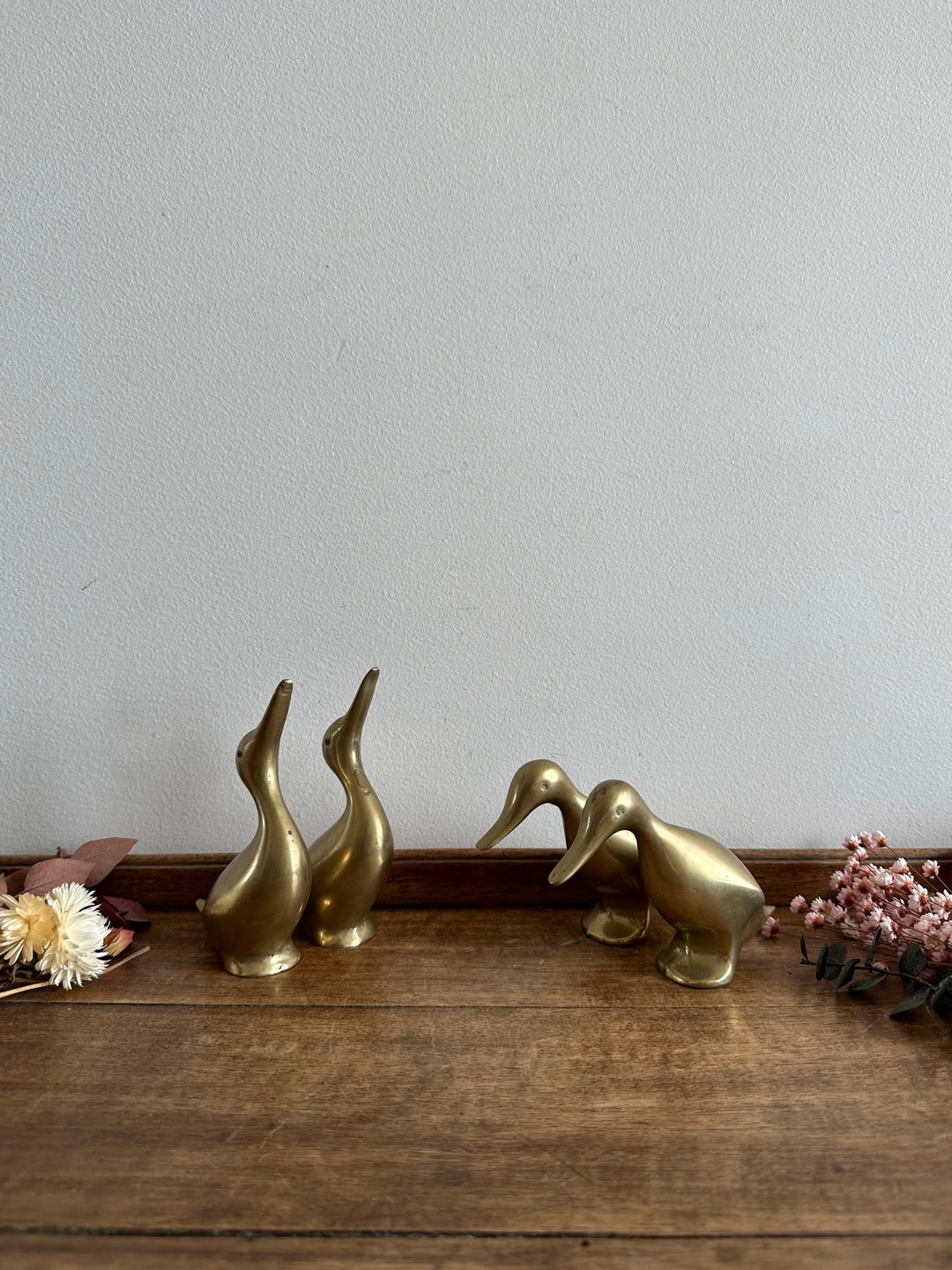 Canards en laiton x4