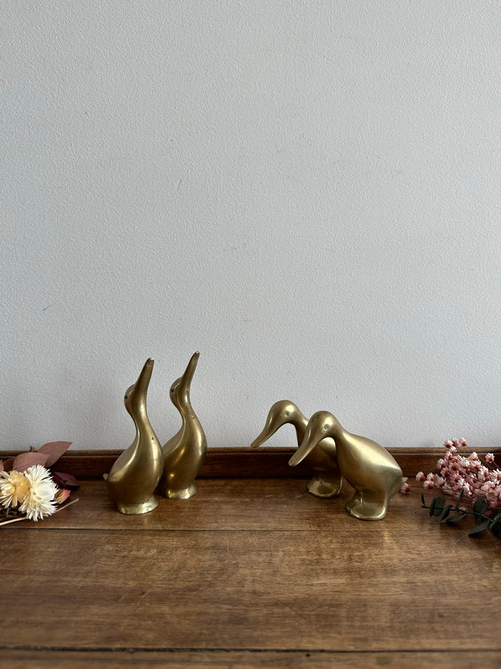 Canards en laiton x4