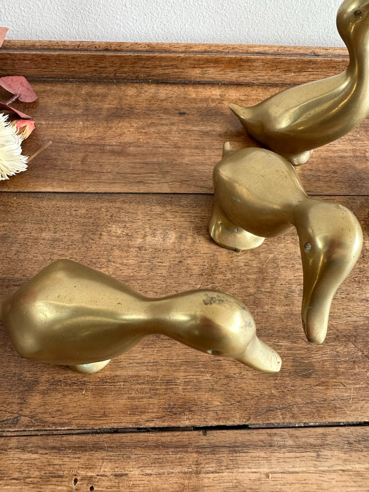 Canards en laiton x4