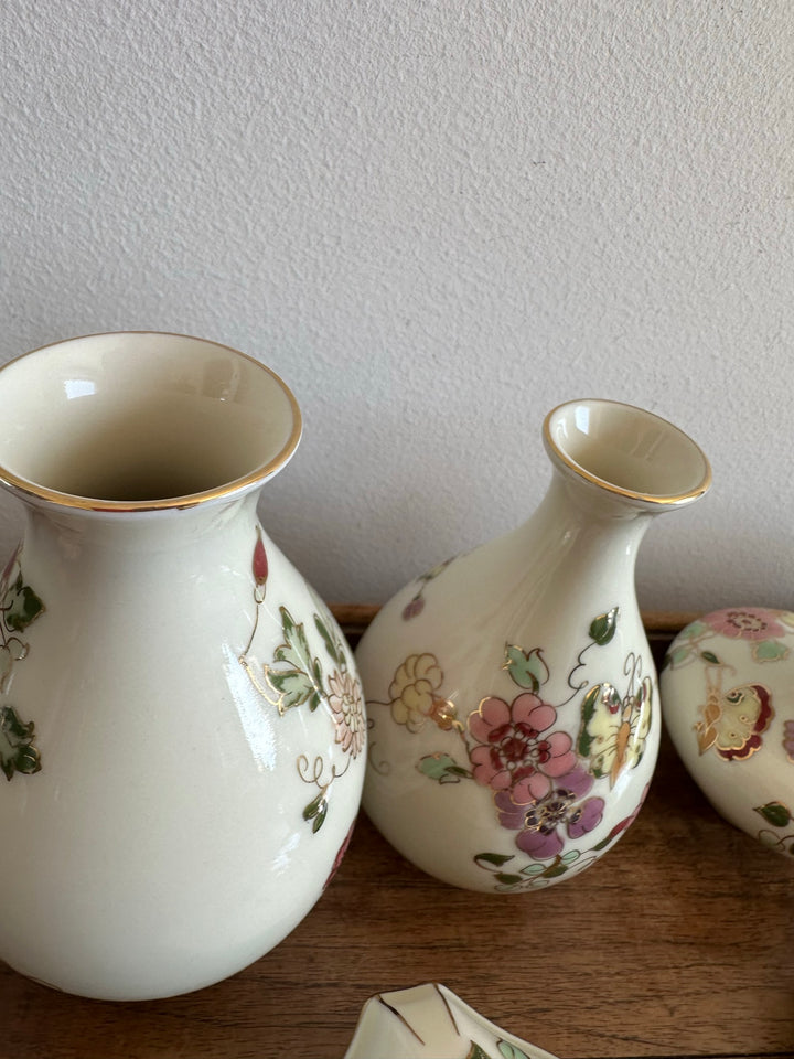 Set de 6 pièces en porcelaine Zsolnay