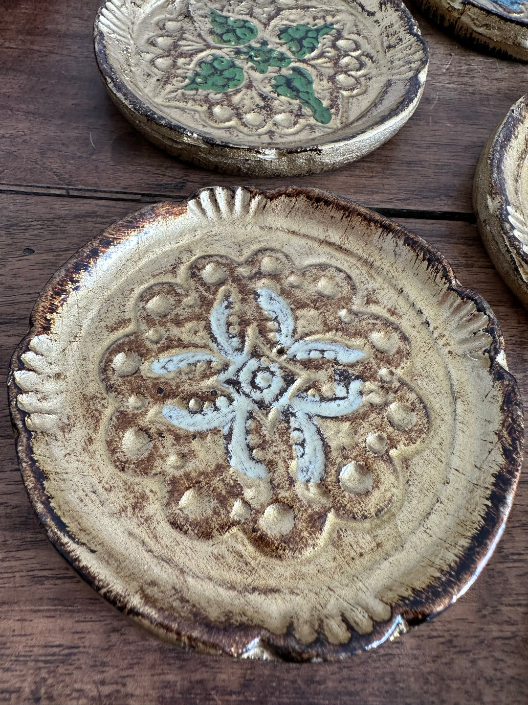Sous verres style florentin