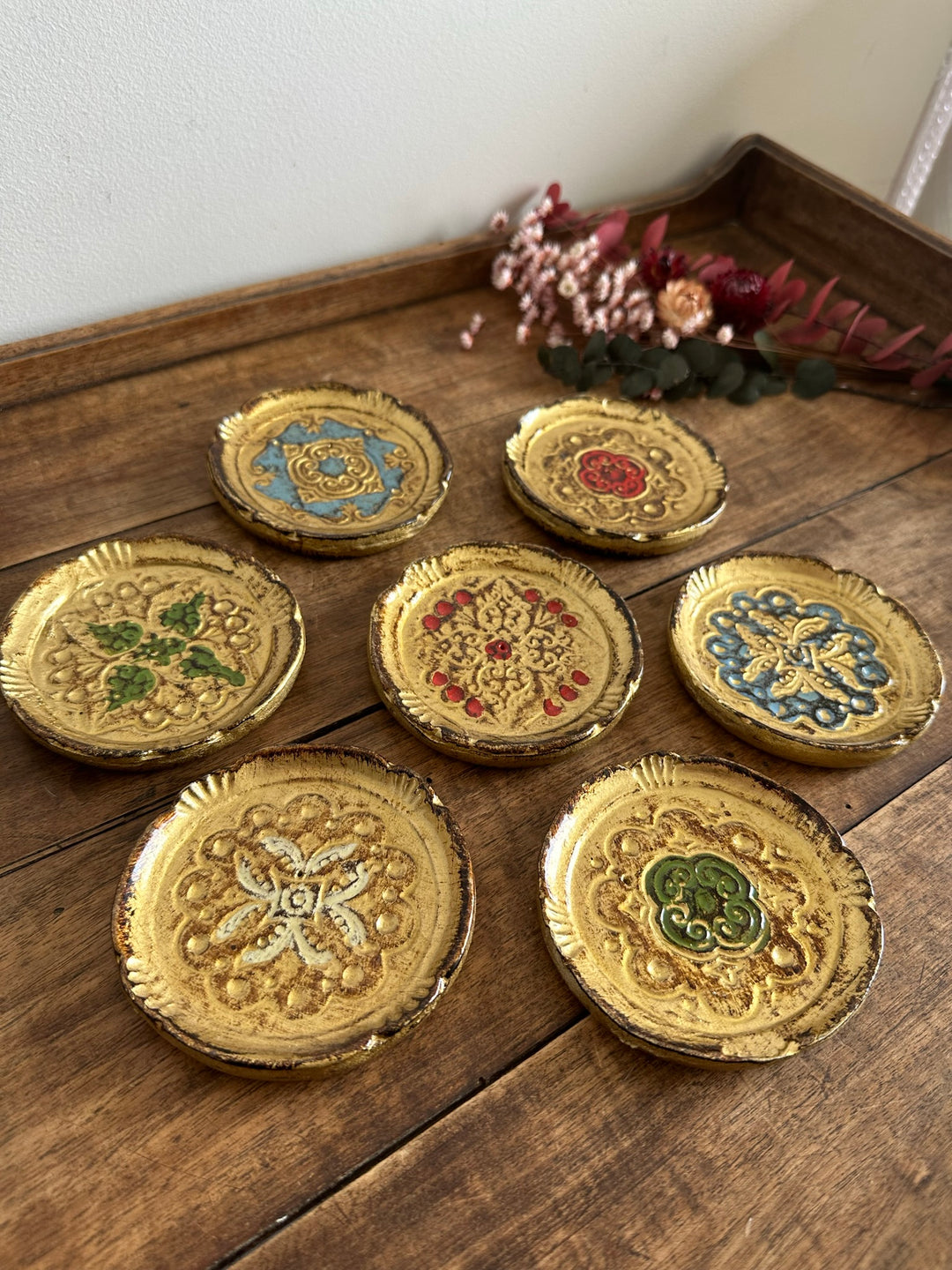 Sous verres style florentin