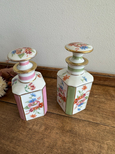 Flacons à parfum en porcelaine de Limoges