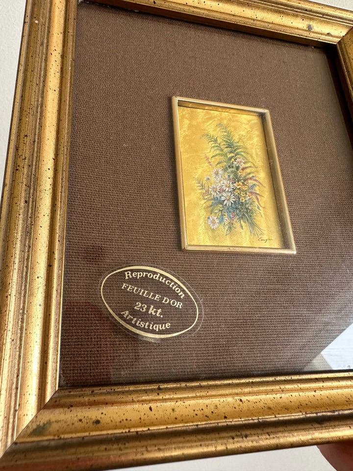 Chromolithographies d'Art à la feuille d'or