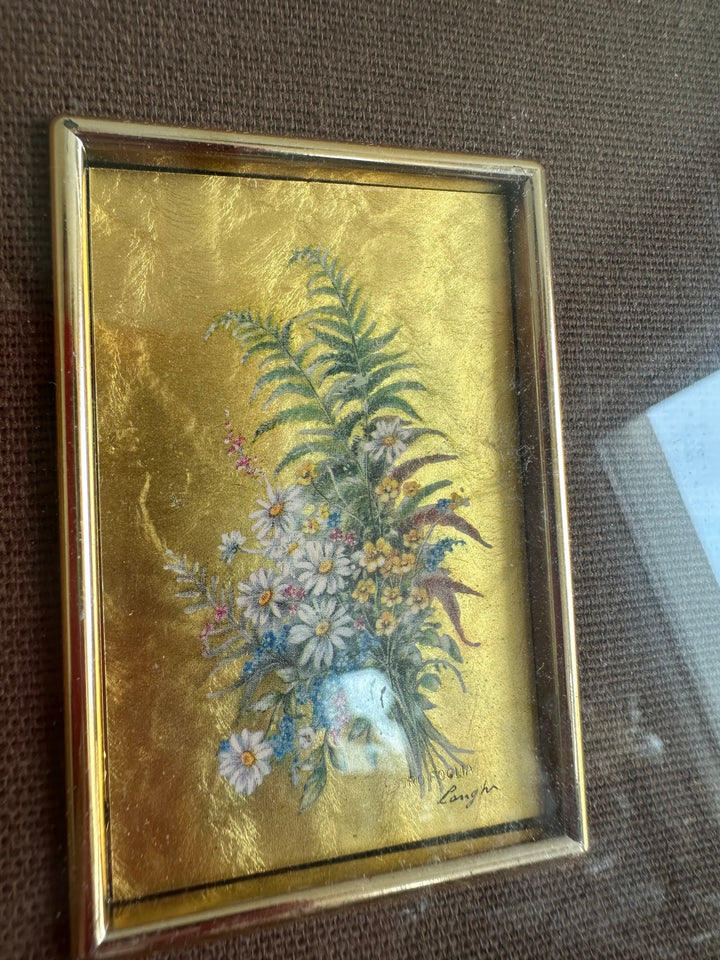 Chromolithographies d'Art à la feuille d'or