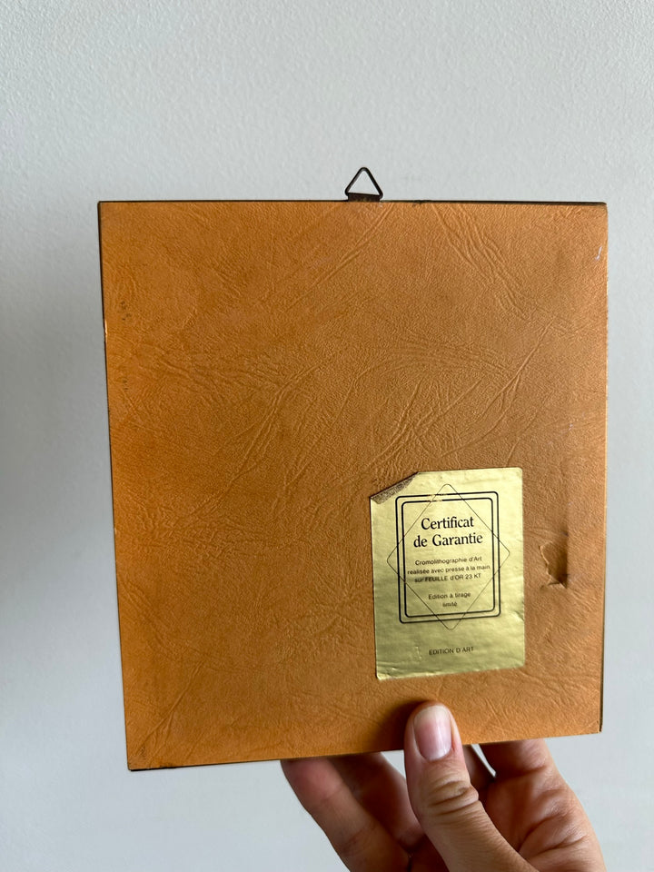 Chromolithographies d'Art à la feuille d'or
