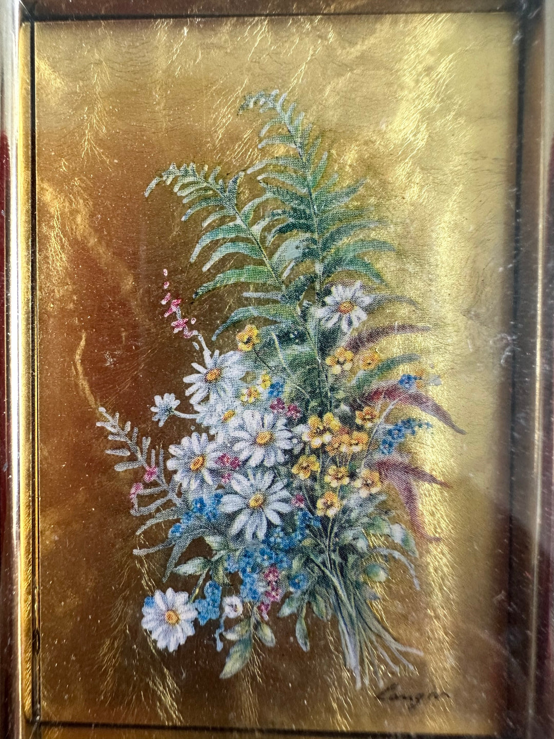 Chromolithographies d'Art à la feuille d'or