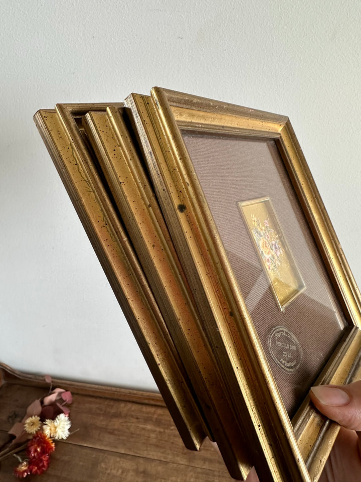 Chromolithographies d'Art à la feuille d'or