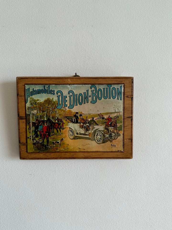 Images publicitaires sur bois