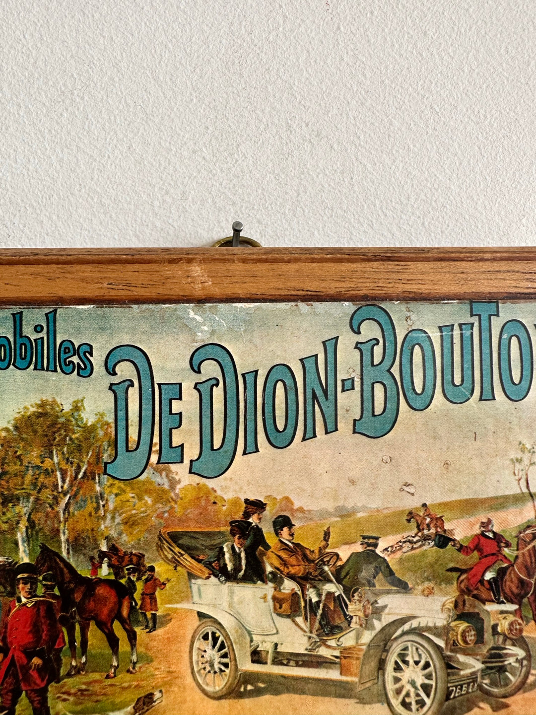Images publicitaires sur bois