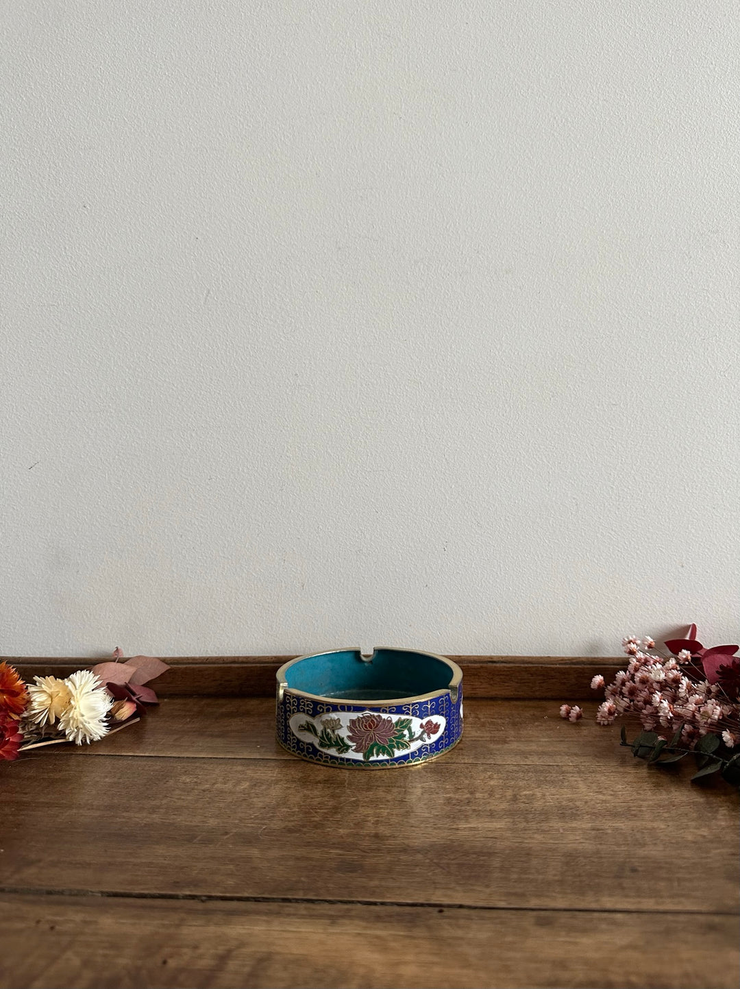 Cendrier en émaux cloisonnés