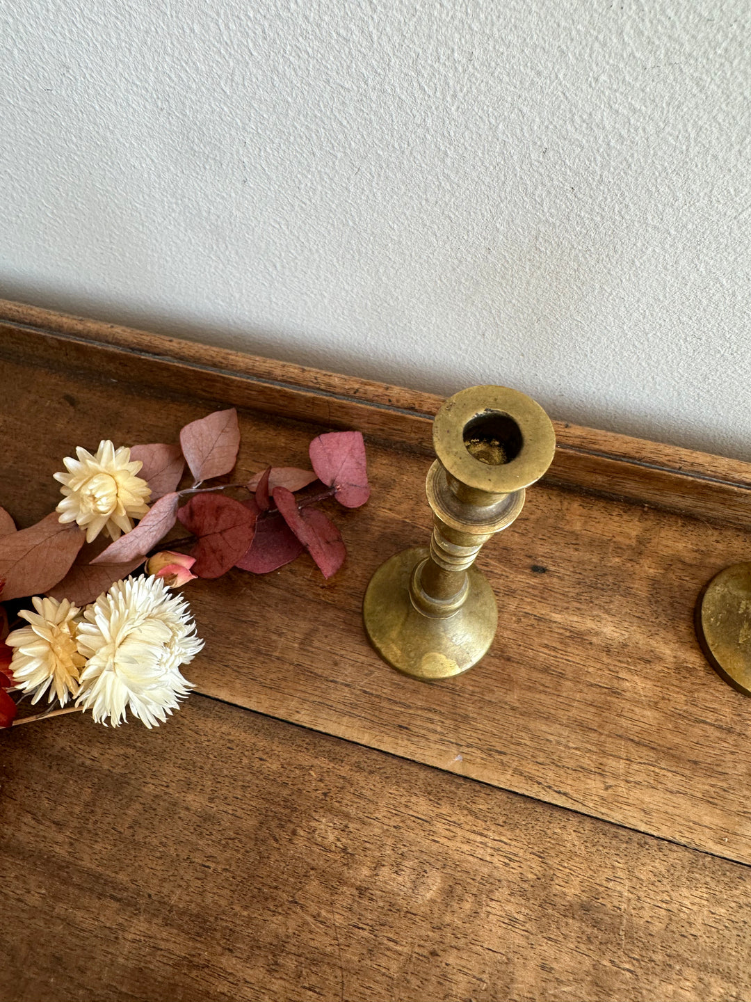 Bougeoirs en laiton taille XS x 2