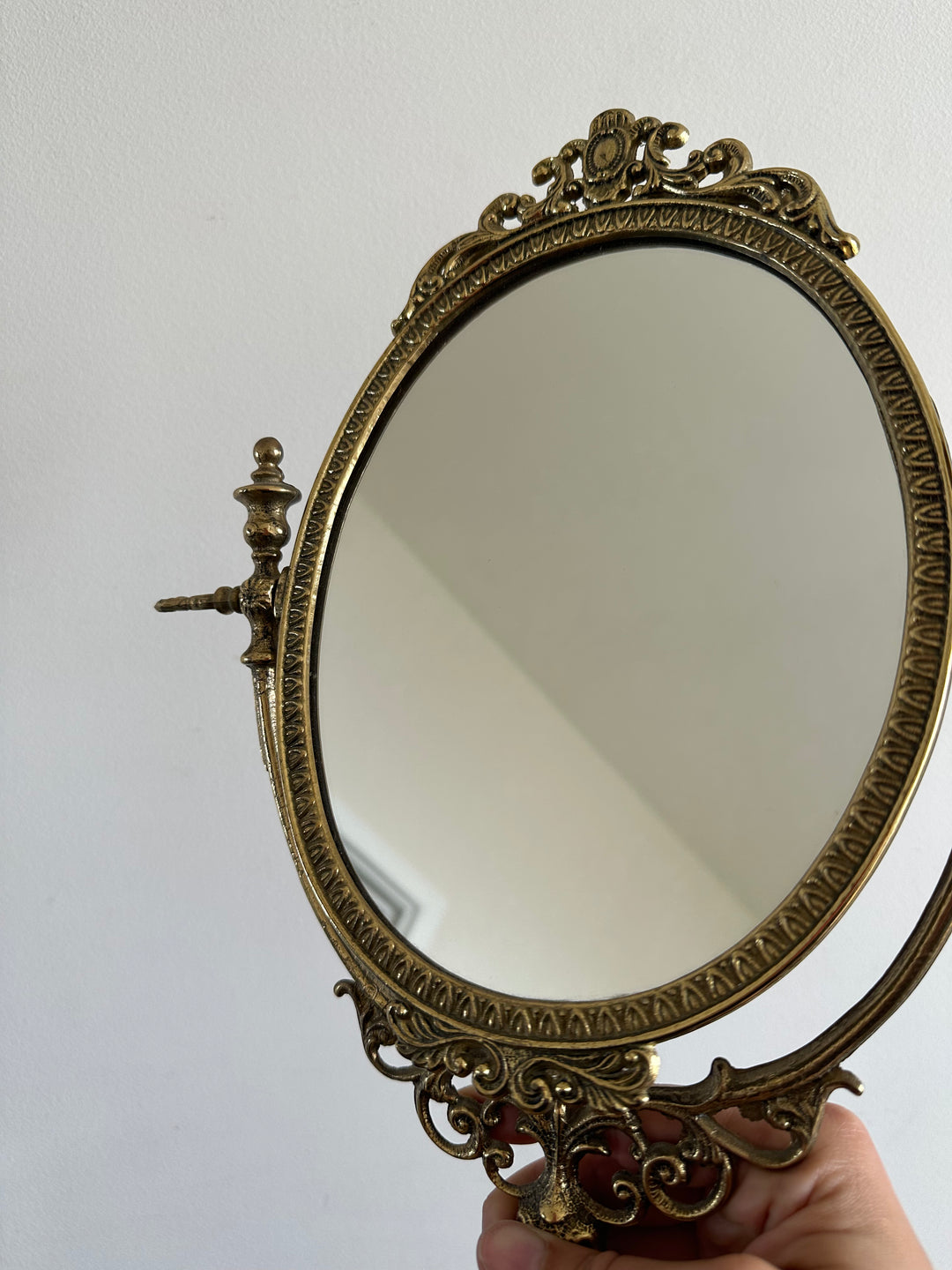 Miroir psyché en bronze