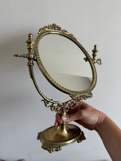Miroir psyché en bronze