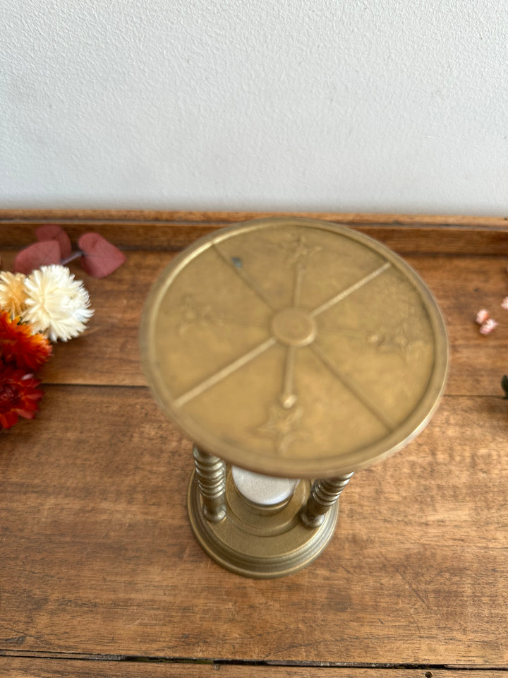 Sablier en laiton colonnes torsadées