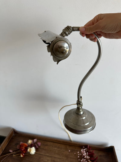 Lampe de notaire en métal années 30