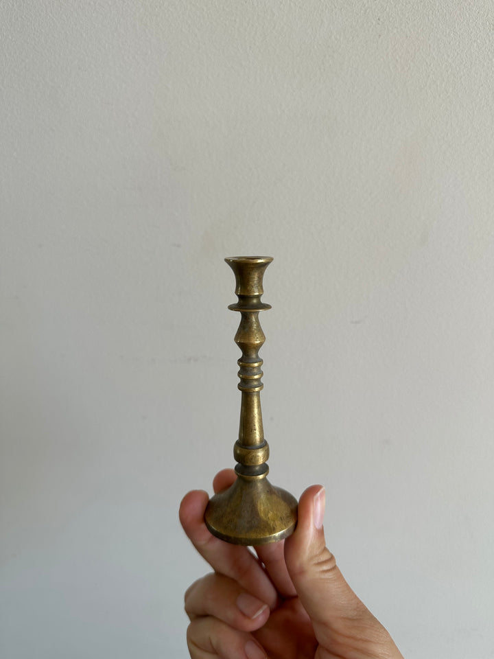 Bougeoirs en laiton taille XS x 2