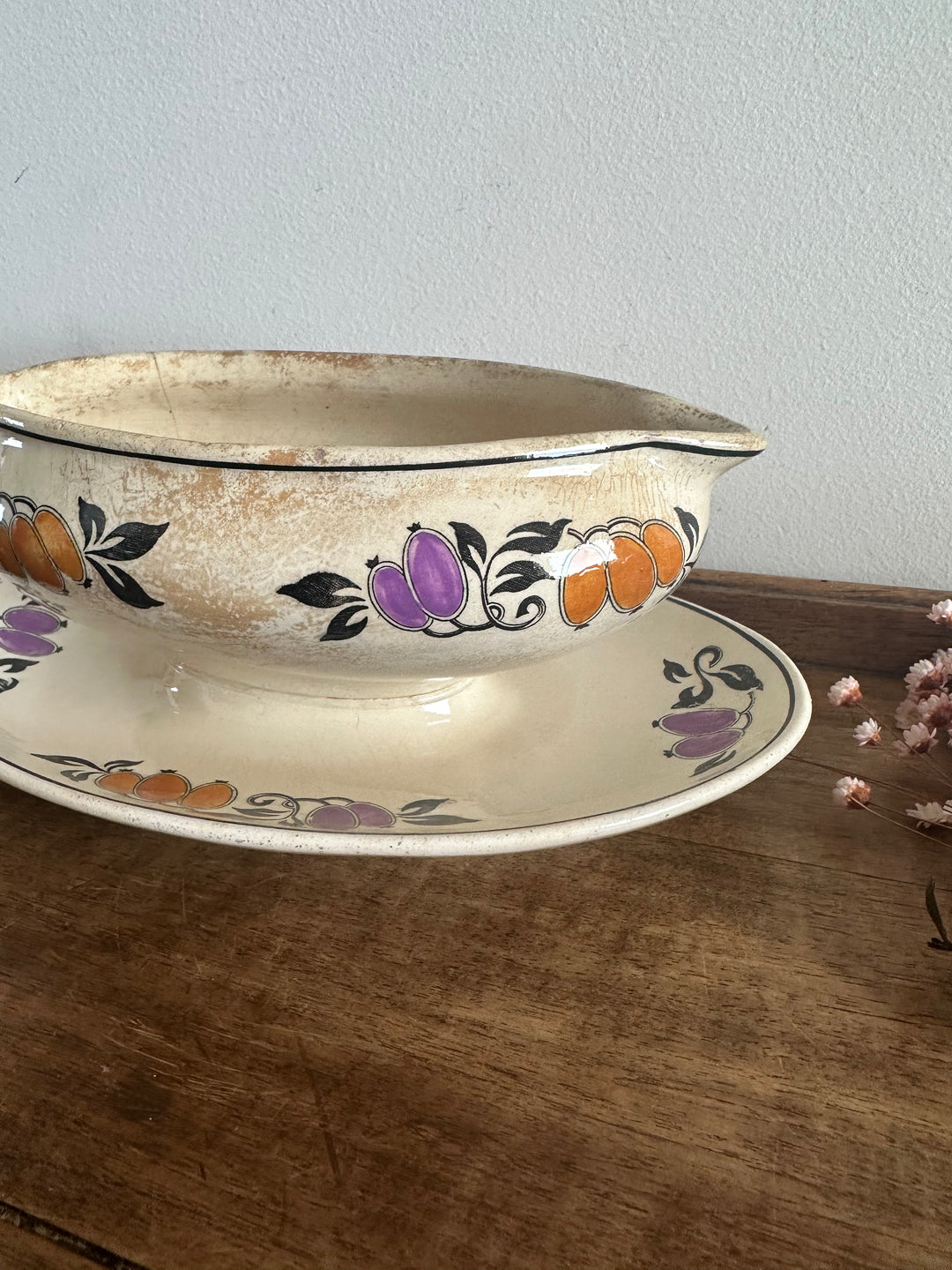 Ravier en porcelaine de Longchamp Modèle Dieppe