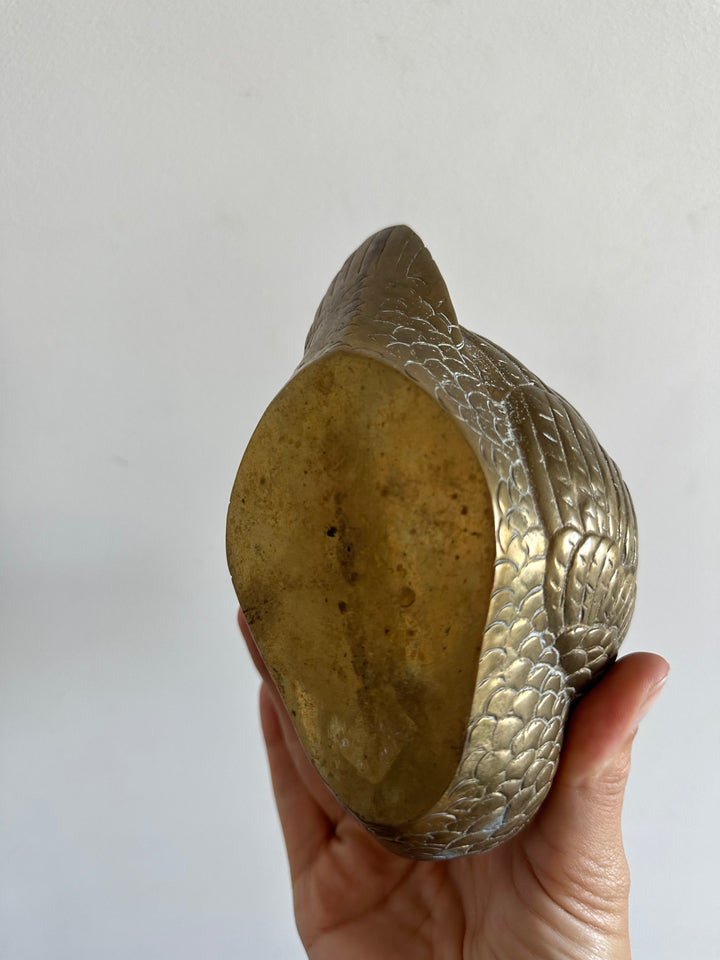 Cygne en laiton vide poche