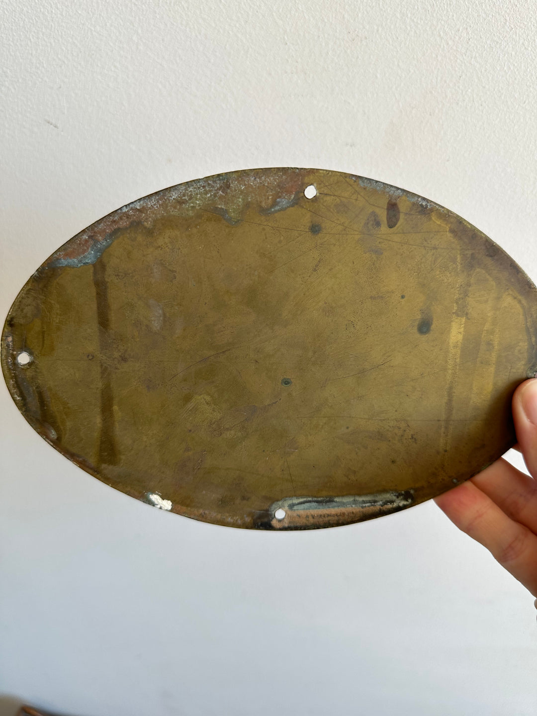 Plaque ovale en laiton Médecin Docteur