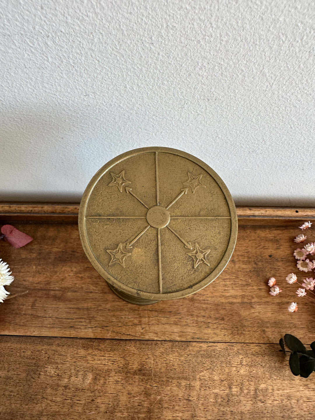 Sablier en laiton colonnes torsadées