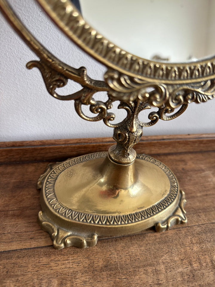 Miroir psyché en bronze