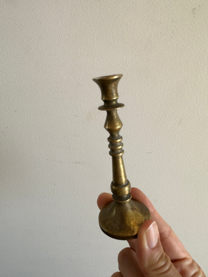 Bougeoirs en laiton taille XS x 2