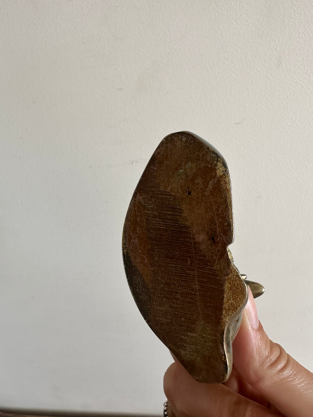 Cerf en laiton vintage