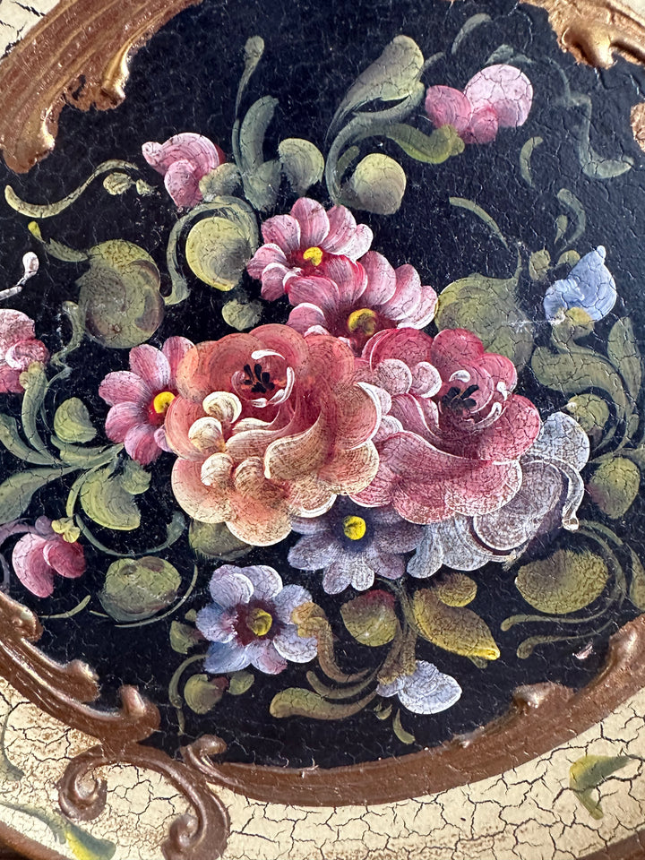 Assiette en terre cuite décoration italienne peinte à la main